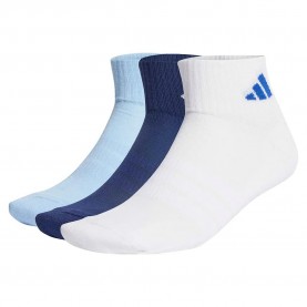 чорапи,мъжки,чорапи,дамски,чорапи,adidas,cushioned,sportswear,ankle,socks,3,units,multicolor,(dark,blue,white,glow,blue)