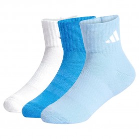 чорапи,детски,чорапи,adidas,cushioned,sportswear,ankle,socks,3,units,white,blue,(glow,blue,white,ray,blue)