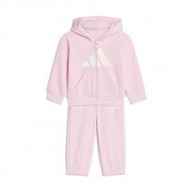 Анцуг Adidas Essentials tracksuit - Pink (Clear Pink / White / White) анцуг,детски,анцузи,adidas,essentials,tracksuit,pink,(clear,pink,white,white)