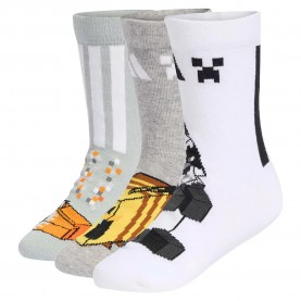Чорапи Adidas Minecraft crew socks - Multicolor (Wonder Sage / Medium Grey Heather / White) чорапи,мъжки,чорапи,дамски,чорапи,adidas,minecraft,crew,socks,multicolor,(wonder,sage,medium,grey,heather,white)