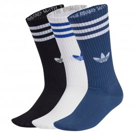 чорапи,мъжки,чорапи,дамски,чорапи,adidas,originals,3,stripes,high,crew,socks,3,units,multicolor,(white,night,marine,black)
