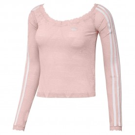 тениска,мъжки,тениски,дамски,тениски,adidas,originals,lace,bardot,long,sleeve,t,shirt,pink,(sandy,pink)