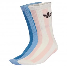 Чорапи Adidas Originals Striped crew socks 2 units - Multicolor (Sandy Pink / Off White / Dusky Ink / Ambient Sky) чорапи,мъжки,чорапи,дамски,чорапи,adidas,originals,striped,crew,socks,2,units,multicolor,(sandy,pink,off,white,dusky,ink,ambient,sky)