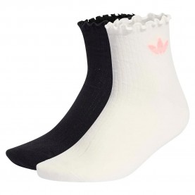 чорапи,дамски,чорапи,adidas,originals,x,liberty,london,ruff,socks,2,units,white,black,(off,white,black)