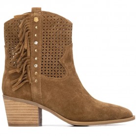 Carmela 163150 heel booties - Brown (Camel) дамски,боти,мъжки,боти,carmela,163150,heel,booties,brown,(camel)