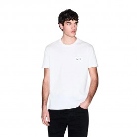 Тениска Armani exchange XM002178_AF12308 short sleeve T-shirt - White (Off White) тениска,мъжки,тениски,дамски,тениски,armani,exchange,xm002178,af12308,short,sleeve,t,shirt,white,(off,white)