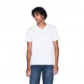 Тениска Armani exchange XM002179_AF12308 short sleeve T-shirt - White (Off White) тениска,мъжки,тениски,дамски,тениски,armani,exchange,xm002179,af12308,short,sleeve,t,shirt,white,(off,white)