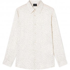 Риза с дълъг ръкав Armani exchange XM002280_AF13235 long sleeve shirt - Beige (Diagonal Lettering S) риза,с,дълъг,ръкав,дамски,ризи,мъжки,ризи,armani,exchange,xm002280,af13235,long,sleeve,shirt,beige,(diagonal,lettering,s)