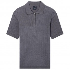 Armani exchange XM002438_AF22249 short sleeve polo - Grey (Chimera) дамски,блузи,с,яка,мъжки,блузи,с,яка,armani,exchange,xm002438,af22249,short,sleeve,polo,grey,(chimera)