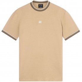 Тениска Armani exchange XM002451_AF10356 short sleeve T-shirt - Beige (Winter Twig) тениска,мъжки,тениски,дамски,тениски,armani,exchange,xm002451,af10356,short,sleeve,t,shirt,beige,(winter,twig)