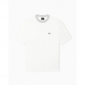 Тениска Armani exchange XM002484_AF21936 short sleeve T-shirt - White (Off White) тениска,мъжки,тениски,дамски,тениски,armani,exchange,xm002484,af21936,short,sleeve,t,shirt,white,(off,white)