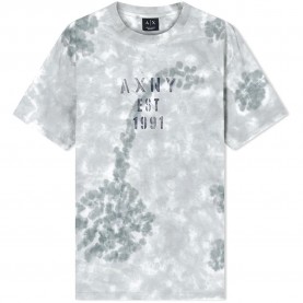 Тениска Armani exchange XM002475_AF16283 T-shirt - Grey (Gray Tie Dye) тениска,мъжки,тениски,дамски,тениски,armani,exchange,xm002475,af16283,t,shirt,grey,(gray,tie,dye)