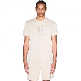 Тениска Armani exchange XM002501_AF10356 short sleeve T-shirt - Beige (Island Fossil) тениска,мъжки,тениски,дамски,тениски,armani,exchange,xm002501,af10356,short,sleeve,t,shirt,beige,(island,fossil)