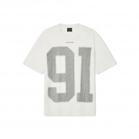 Тениска Armani exchange XM002510_AF10358 short sleeve T-shirt - White (Cream) тениска,мъжки,тениски,дамски,тениски,armani,exchange,xm002510,af10358,short,sleeve,t,shirt,white,(cream)