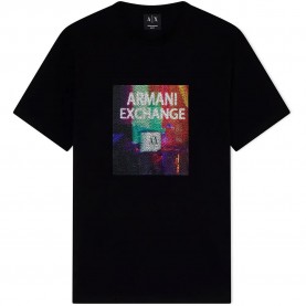 тениска,мъжки,тениски,дамски,тениски,armani,exchange,xm002515,af10356,short,sleeve,t,shirt,black,(black)