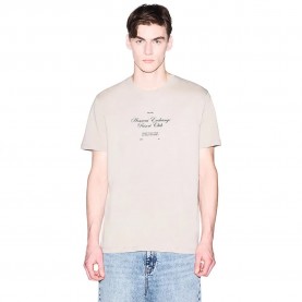 Тениска Armani exchange XM002525_AF10334 short sleeve T-shirt - Beige (Winter Twig) тениска,мъжки,тениски,дамски,тениски,armani,exchange,xm002525,af10334,short,sleeve,t,shirt,beige,(winter,twig)