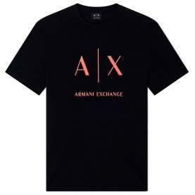 тениска,мъжки,тениски,дамски,тениски,armani,exchange,xm002683,af10356,t,shirt,black,(black,orange,rust)
