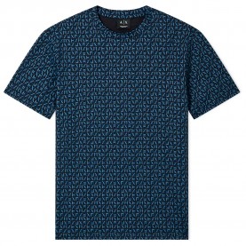 тениска,мъжки,тениски,дамски,тениски,armani,exchange,xm002778,af10356,t,shirt,blue,(block,logo,allover,print,deep,navy)