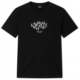 Тениска Armani exchange XM002782_AF10356 short sleeve T-shirt - Black (Black) тениска,мъжки,тениски,дамски,тениски,armani,exchange,xm002782,af10356,short,sleeve,t,shirt,black,(black)