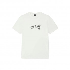 Тениска Armani exchange XM002789_AF10356 short sleeve T-shirt - White (Off White) тениска,мъжки,тениски,дамски,тениски,armani,exchange,xm002789,af10356,short,sleeve,t,shirt,white,(off,white)