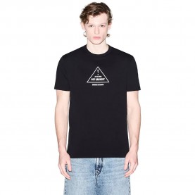 Тениска Armani exchange XM002794_AF10356 short sleeve T-shirt - Black (Black Hot) тениска,мъжки,тениски,дамски,тениски,armani,exchange,xm002794,af10356,short,sleeve,t,shirt,black,(black,hot)