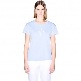 Тениска Armani exchange XW001712_AF10356 T-shirt - Blue (Glacial) тениска,мъжки,тениски,дамски,тениски,armani,exchange,xw001712,af10356,t,shirt,blue,(glacial)