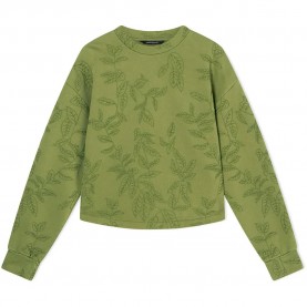 Блуза Armani exchange XW001730_AF18990 sweatshirt - Green (Savanna / Embroidery) блуза,дамски,блузи,armani,exchange,xw001730,af18990,sweatshirt,green,(savanna,embroidery)