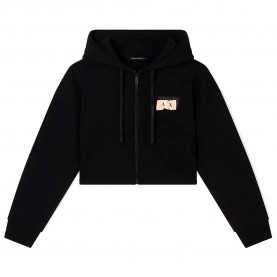 блуза,дамски,блузи,armani,exchange,xw001800,af24312,sweatshirt,black,(black)