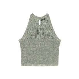 Блуза Armani exchange XW001896_AF21577 Sleeveless Sweater - Green (Melange Savana) блуза,мъжки,пуловери,дамски,пуловери,armani,exchange,xw001896,af21577,sleeveless,sweater,green,(melange,savana)