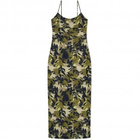 Рокля Armani exchange XW002054_AF21292 sleeveless dress - Green (Ibiza Ax Print) рокля,дамски,поли,и,рокли,armani,exchange,xw002054,af21292,sleeveless,dress,green,(ibiza,ax,print)