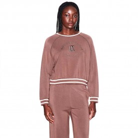 блуза,дамски,блузи,armani,exchange,xw002072,af10804,sweatshirt,brown,(earth)