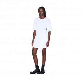 Рокля Armani exchange XW002085_AF10356 short sleeve dress - White (Optic White) рокля,дамски,поли,и,рокли,armani,exchange,xw002085,af10356,short,sleeve,dress,white,(optic,white)