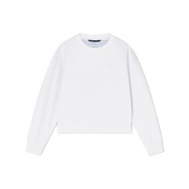 Блуза Armani exchange XW002080_AF21298 sweatshirt - White (Optic White) блуза,дамски,блузи,armani,exchange,xw002080,af21298,sweatshirt,white,(optic,white)
