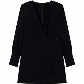 рокля,дамски,поли,и,рокли,armani,exchange,xw002205,af16125,dress,black,(black)