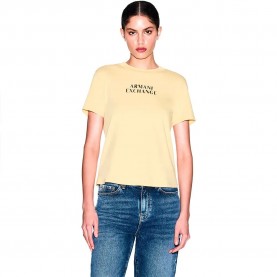 Тениска Armani exchange XW002324_AF10356 short sleeve T-shirt - Beige / Yellow (Sunlight) тениска,мъжки,тениски,дамски,тениски,armani,exchange,xw002324,af10356,short,sleeve,t,shirt,beige,yellow,(sunlight)