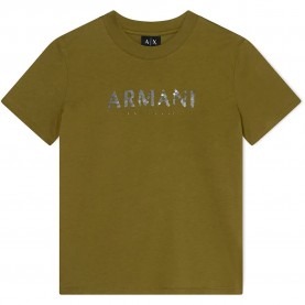 Тениска Armani exchange XW002340_AF10358 short sleeve T-shirt - Green (Savanna) тениска,мъжки,тениски,дамски,тениски,armani,exchange,xw002340,af10358,short,sleeve,t,shirt,green,(savanna)