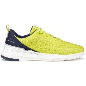 Маратонки Geox Vittour trainers - Yellow (Lime Green / Navy) маратонки,мъжки,маратонки,дамски,маратонки,geox,vittour,trainers,yellow,(lime,green,navy)