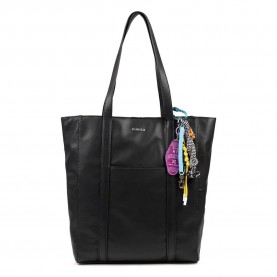 пазарска,чанта,сакове,munich,charms,shopper,bag,black,(black)