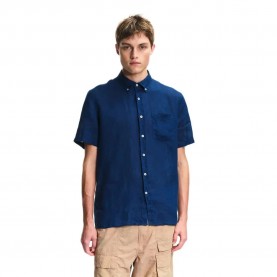 риза,с,къс,ръкав,дамски,ризи,мъжки,ризи,aigle,ais26mshi010,short,sleeve,shirt,blue,(abyssal)