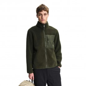 Яке Aigle AIW25MFLE004 Fleece jacket - Green (Avocado) яке,мъжки,якета,дамски,якета,и,палта,aigle,aiw25mfle004,fleece,jacket,green,(avocado)