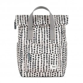 раница,раници,roka,london,canfield,b,recycled,canvas,backpack,white,(linear,dot)