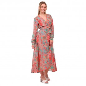 рокля,дамски,поли,и,рокли,suri,frey,wrap,sfy,freyday,long,sleeve,long,dress,pink,(rose)