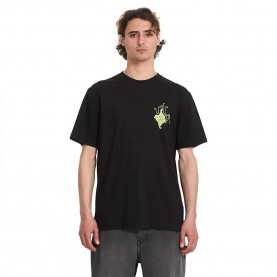 Тениска Volcom Fishystar short sleeve T-shirt - Black (Black) тениска,мъжки,тениски,дамски,тениски,volcom,fishystar,short,sleeve,t,shirt,black,(black)