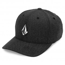 Шапка Volcom Full Stone Flexfit cap - Black (Charcoal Heather) шапка,всички,шапки,volcom,full,stone,flexfit,cap,black,(charcoal,heather)