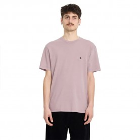 тениска,мъжки,тениски,дамски,тениски,volcom,solid,stone,short,sleeve,t,shirt,pink,(bark,brown)