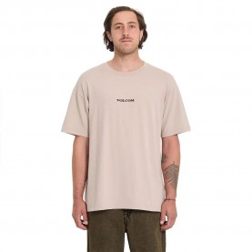 Тениска Volcom Stone short sleeve T-shirt - Beige (Bark Brown) тениска,мъжки,тениски,дамски,тениски,volcom,stone,short,sleeve,t,shirt,beige,(bark,brown)