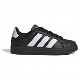 Юношески маратонки Adidas Street Talk Junior Trainers - Black (Core Black / Ftwr White / Gold Met) юношески,маратонки,мъжки,маратонки,дамски,маратонки,adidas,street,talk,junior,trainers,black,(core,black,ftwr,white,gold,met)