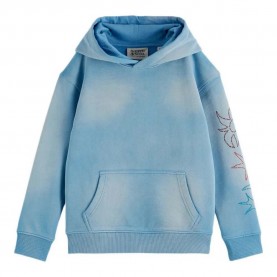 Суичър Scotch & soda 181926 hoodie - Blue (Heritage Blue) суичър,детски,блузи,scotch,&,soda,181926,hoodie,blue,(heritage,blue)
