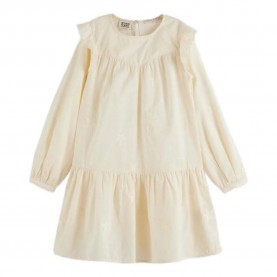 рокля,дамски,поли,и,рокли,scotch,&,soda,182020,long,sleeve,short,dress,beige,(eggnog)