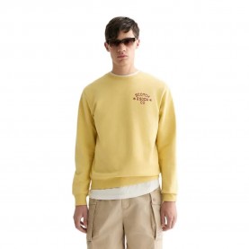 блуза,мъжки,пуловери,scotch,&,soda,182308,sweatshirt,yellow,(raffia)